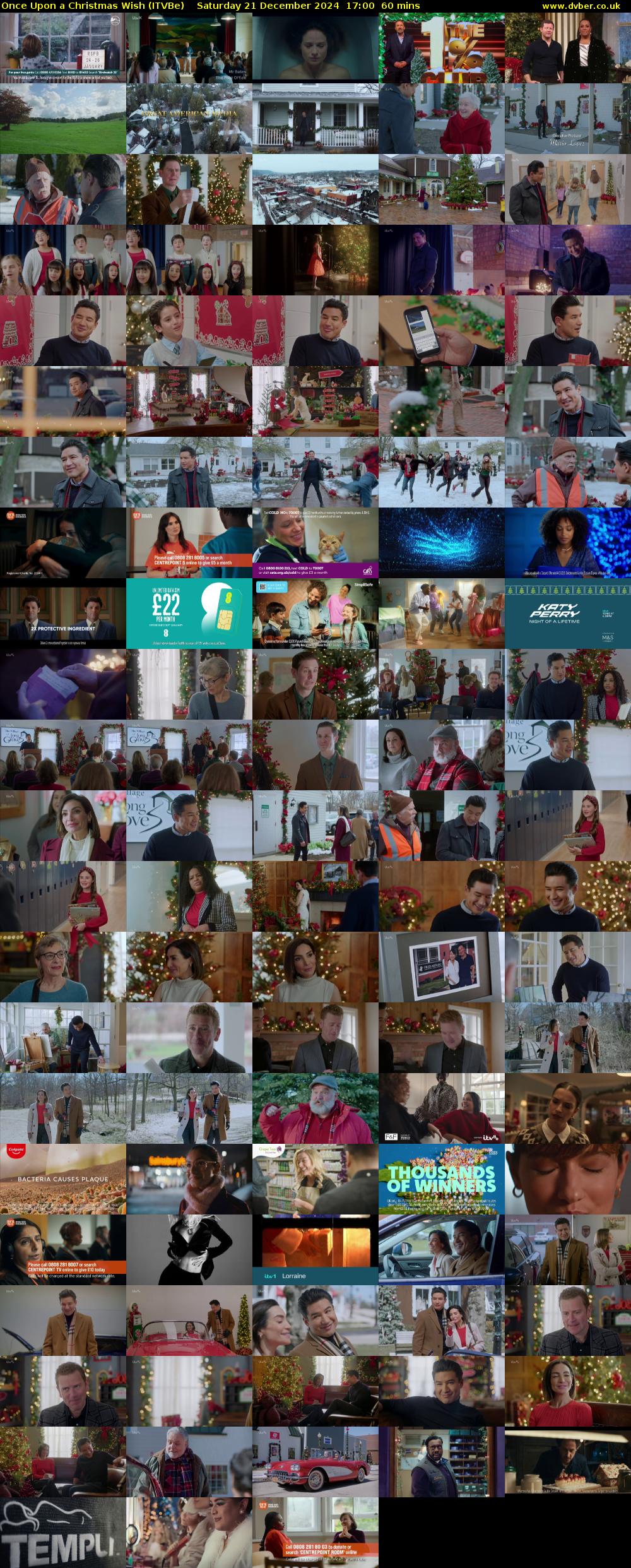 Once Upon a Christmas Wish (ITVBe) Saturday 21 December 2024 17:00 - 18:00