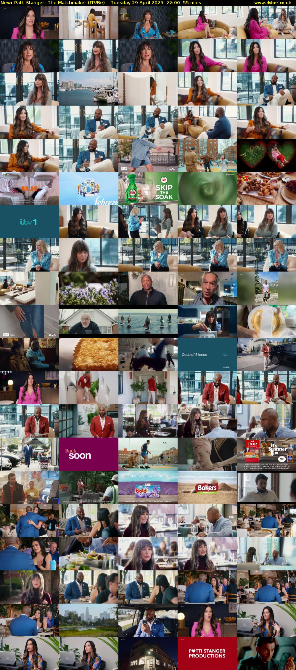 Patti Stanger: The Matchmaker (ITVBe) Tuesday 29 April 2025 22:00 - 22:55