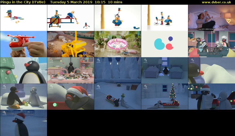 Pingu in the City (ITVBe) Tuesday 5 March 2019 10:15 - 10:25
