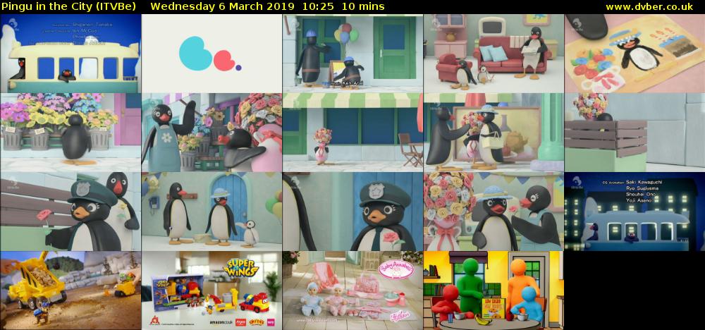 Pingu in the City (ITVBe) Wednesday 6 March 2019 10:25 - 10:35