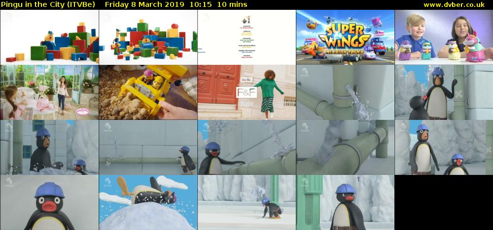 Pingu in the City (ITVBe) Friday 8 March 2019 10:15 - 10:25