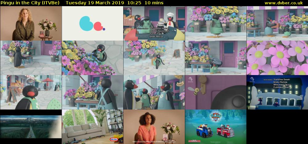 Pingu in the City (ITVBe) Tuesday 19 March 2019 10:25 - 10:35