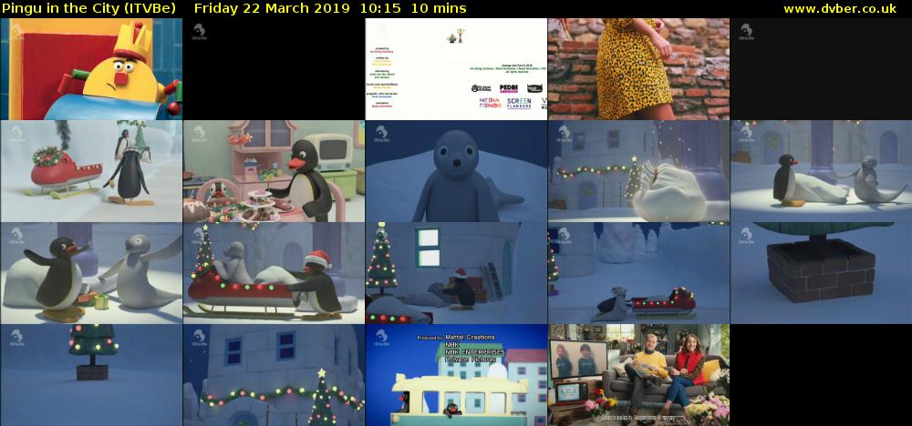 Pingu in the City (ITVBe) Friday 22 March 2019 10:15 - 10:25