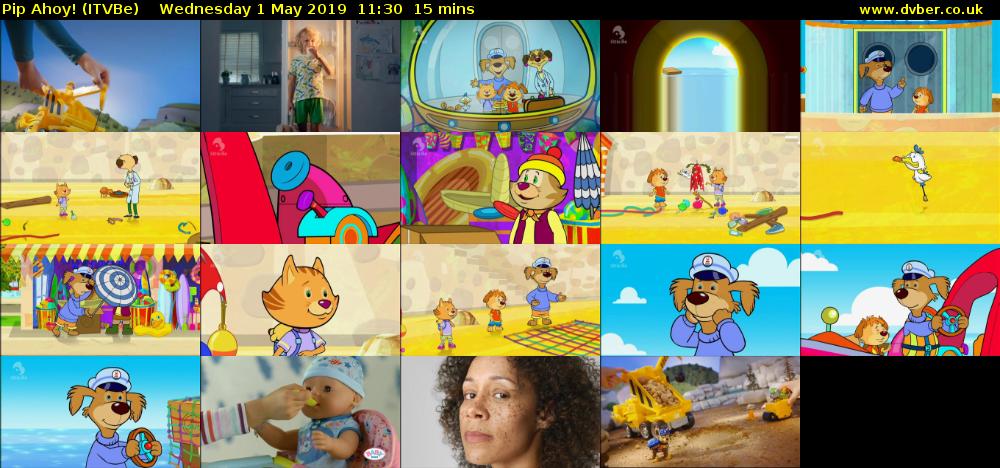 Pip Ahoy! (ITVBe) Wednesday 1 May 2019 11:30 - 11:45