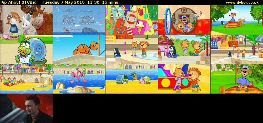 Pip Ahoy! (ITVBe) Tuesday 7 May 2019 11:30 - 11:45