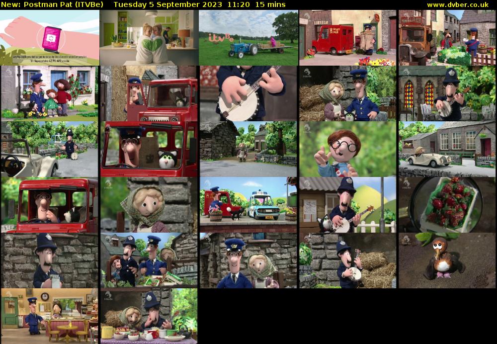 Postman Pat (ITVBe) Tuesday 5 September 2023 11:20 - 11:35