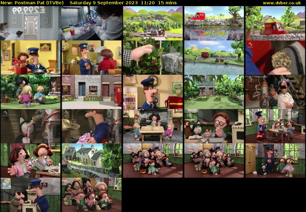 Postman Pat (ITVBe) Saturday 9 September 2023 11:20 - 11:35
