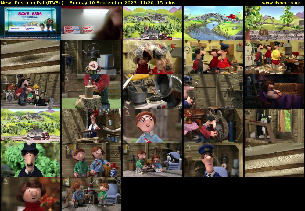 Postman Pat (ITVBe) Sunday 10 September 2023 11:20 - 11:35