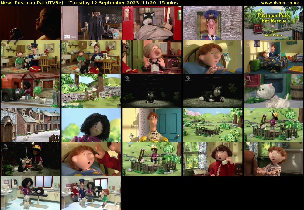 Postman Pat (ITVBe) Tuesday 12 September 2023 11:20 - 11:35