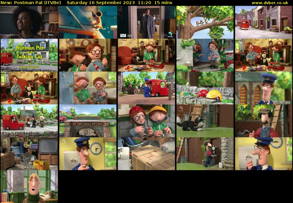 Postman Pat (ITVBe) Saturday 16 September 2023 11:20 - 11:35