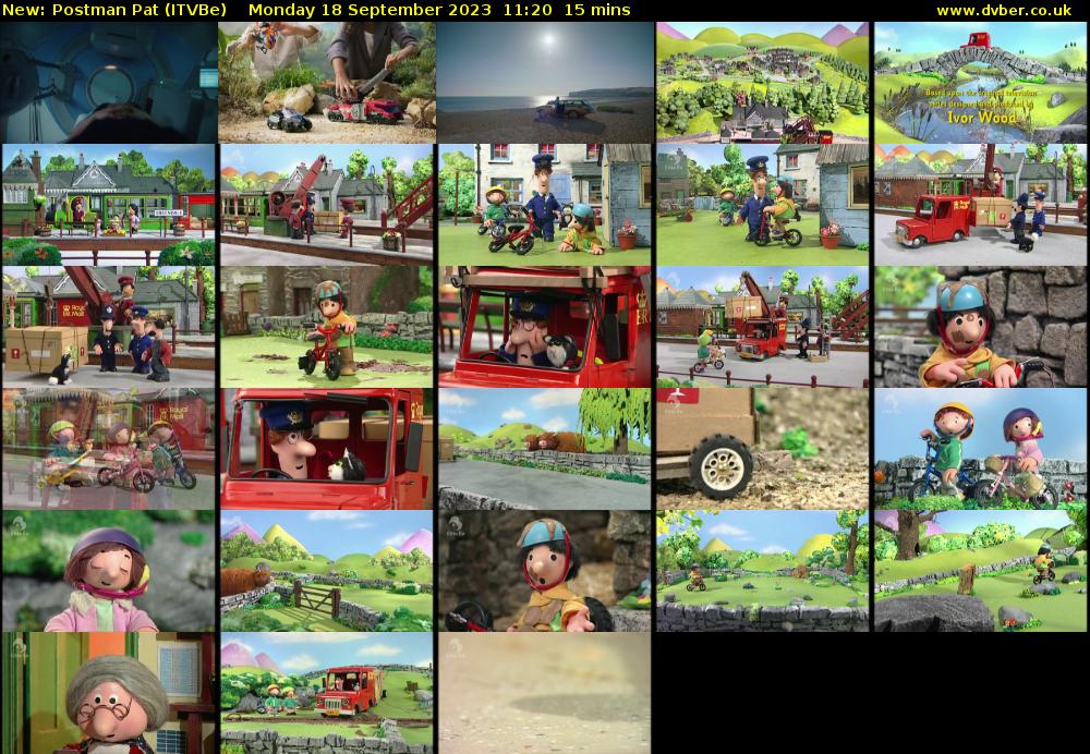 Postman Pat (ITVBe) Monday 18 September 2023 11:20 - 11:35