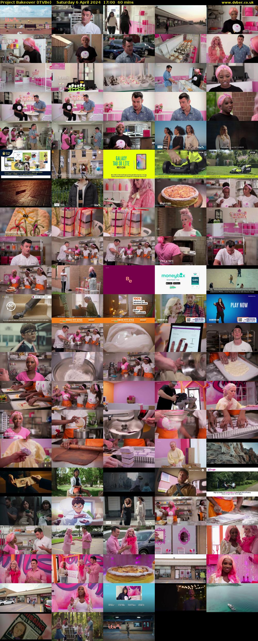Project Bakeover (ITVBe) Saturday 6 April 2024 17:00 - 18:00