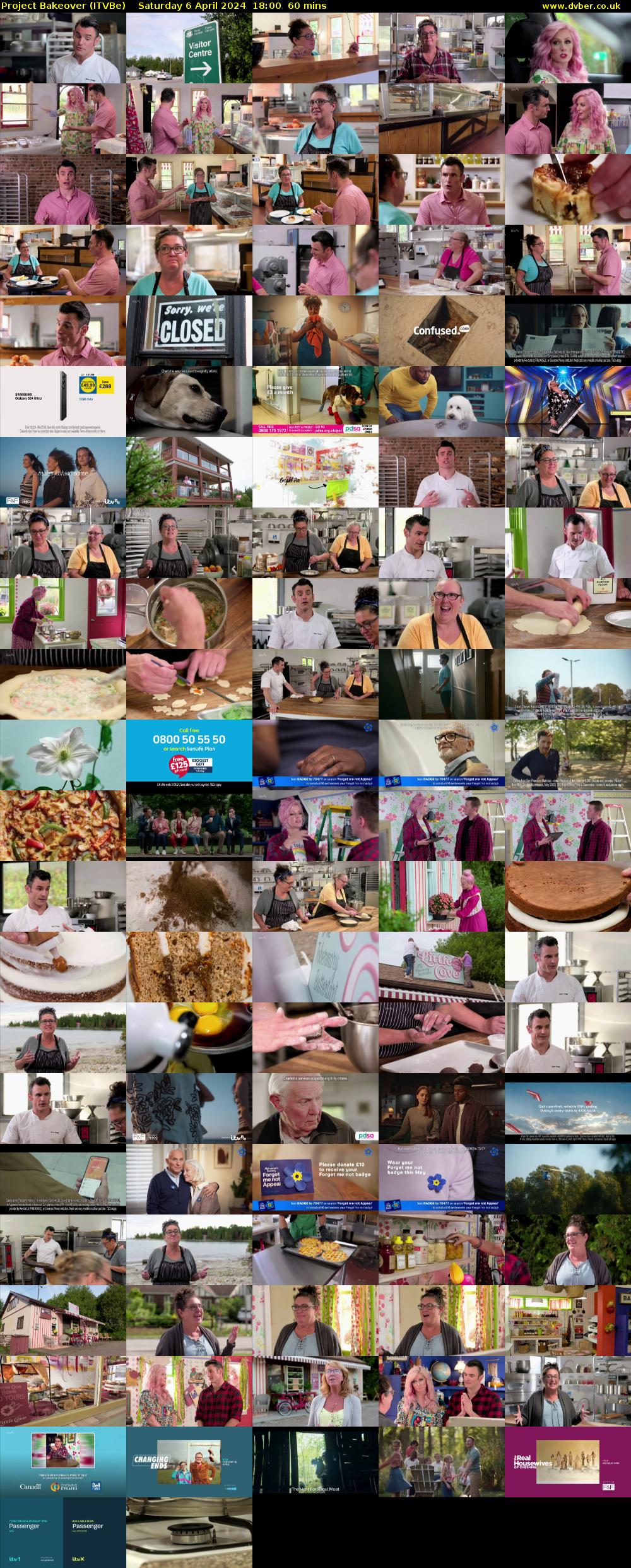 Project Bakeover (ITVBe) Saturday 6 April 2024 18:00 - 19:00