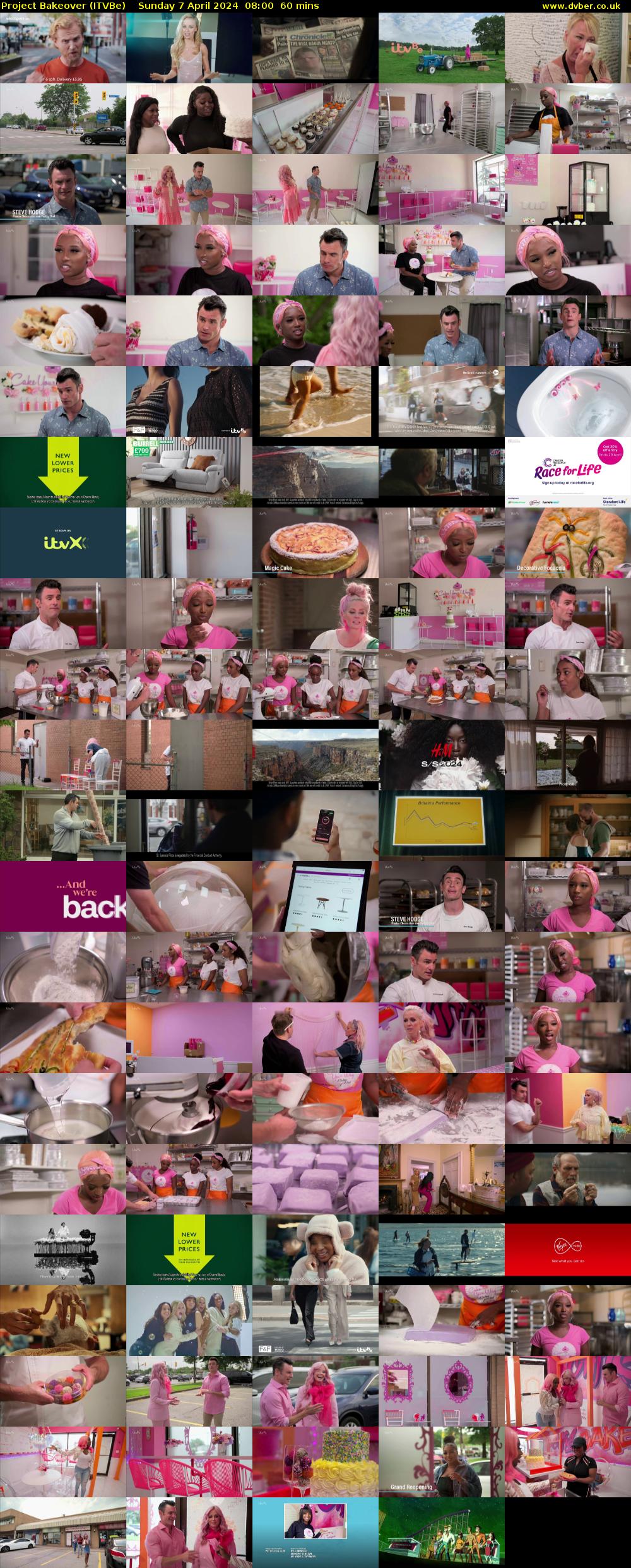 Project Bakeover (ITVBe) Sunday 7 April 2024 08:00 - 09:00