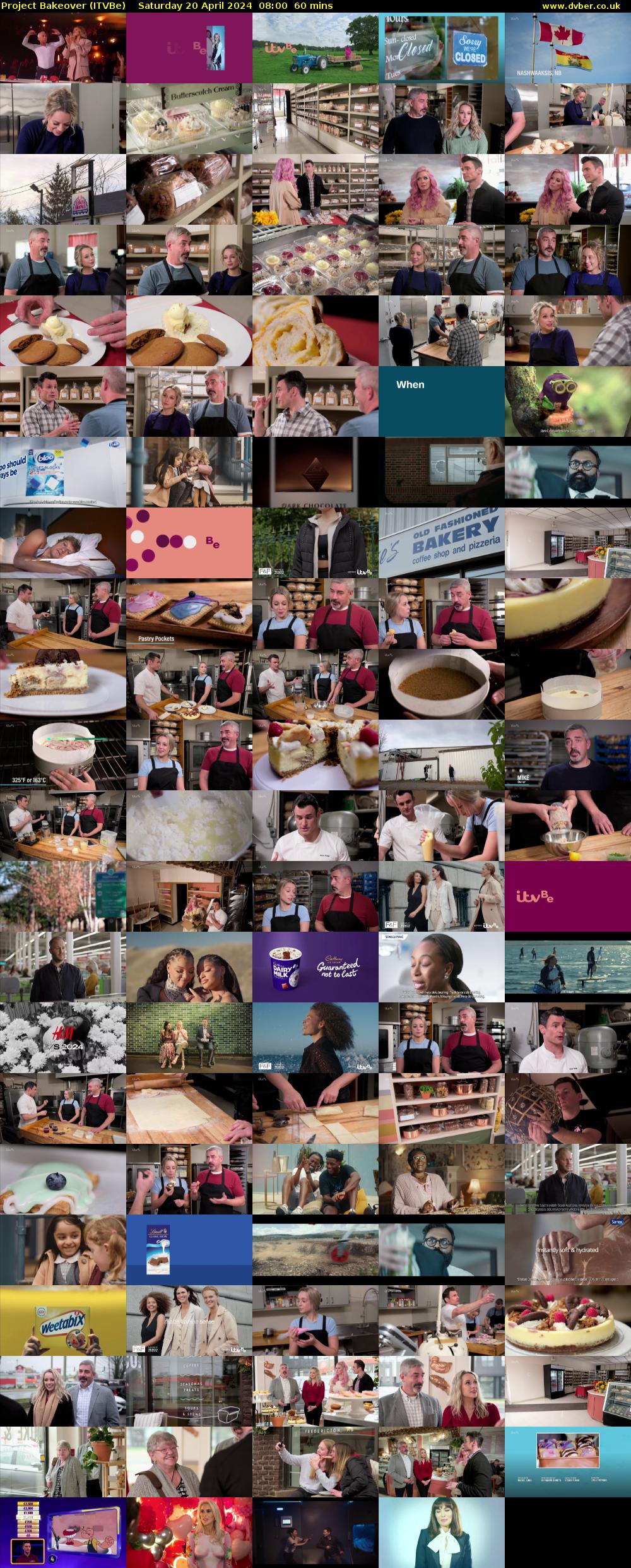 Project Bakeover (ITVBe) Saturday 20 April 2024 08:00 - 09:00
