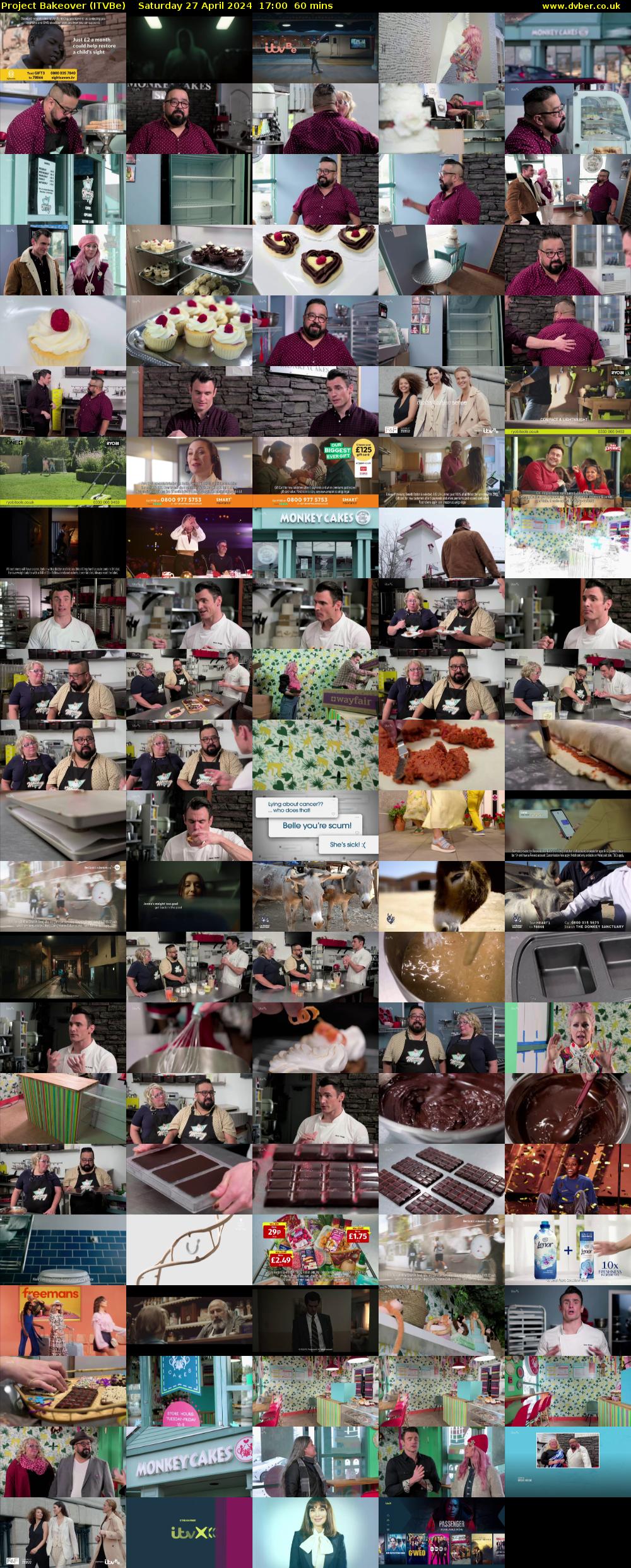 Project Bakeover (ITVBe) Saturday 27 April 2024 17:00 - 18:00