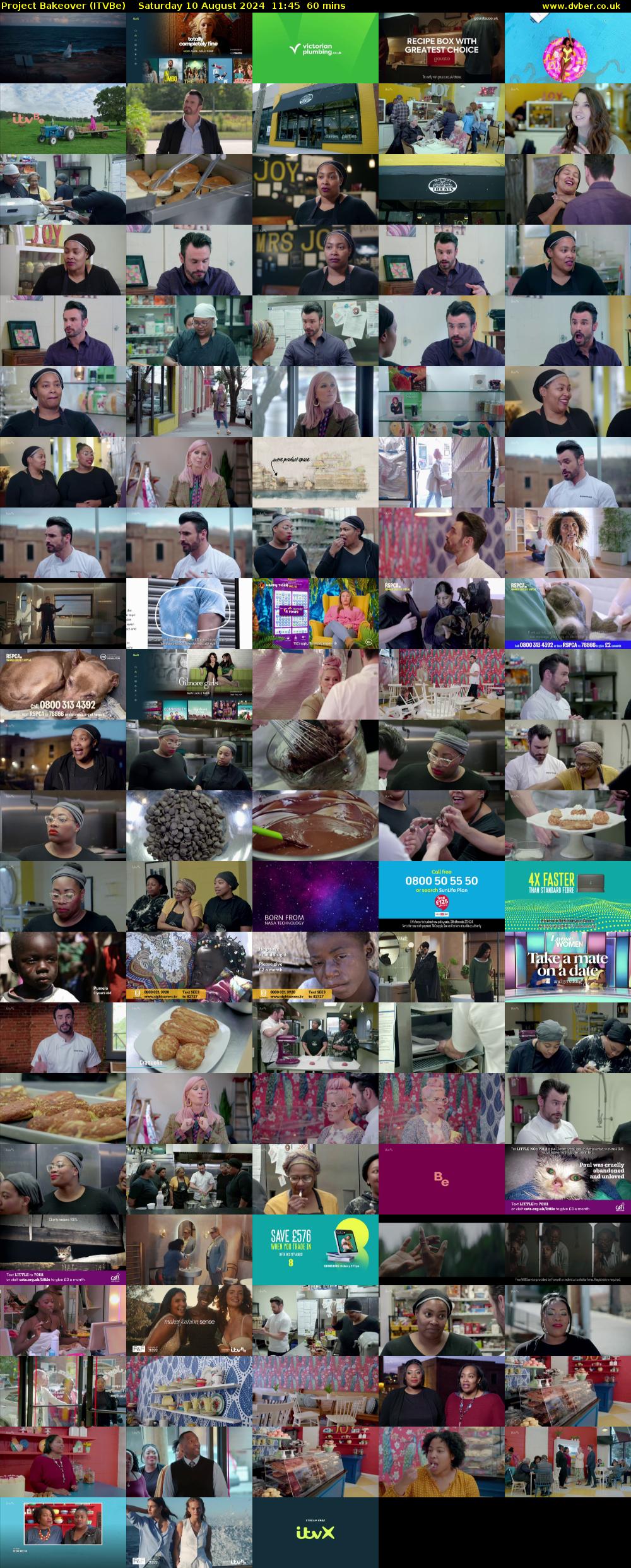 Project Bakeover (ITVBe) Saturday 10 August 2024 11:45 - 12:45
