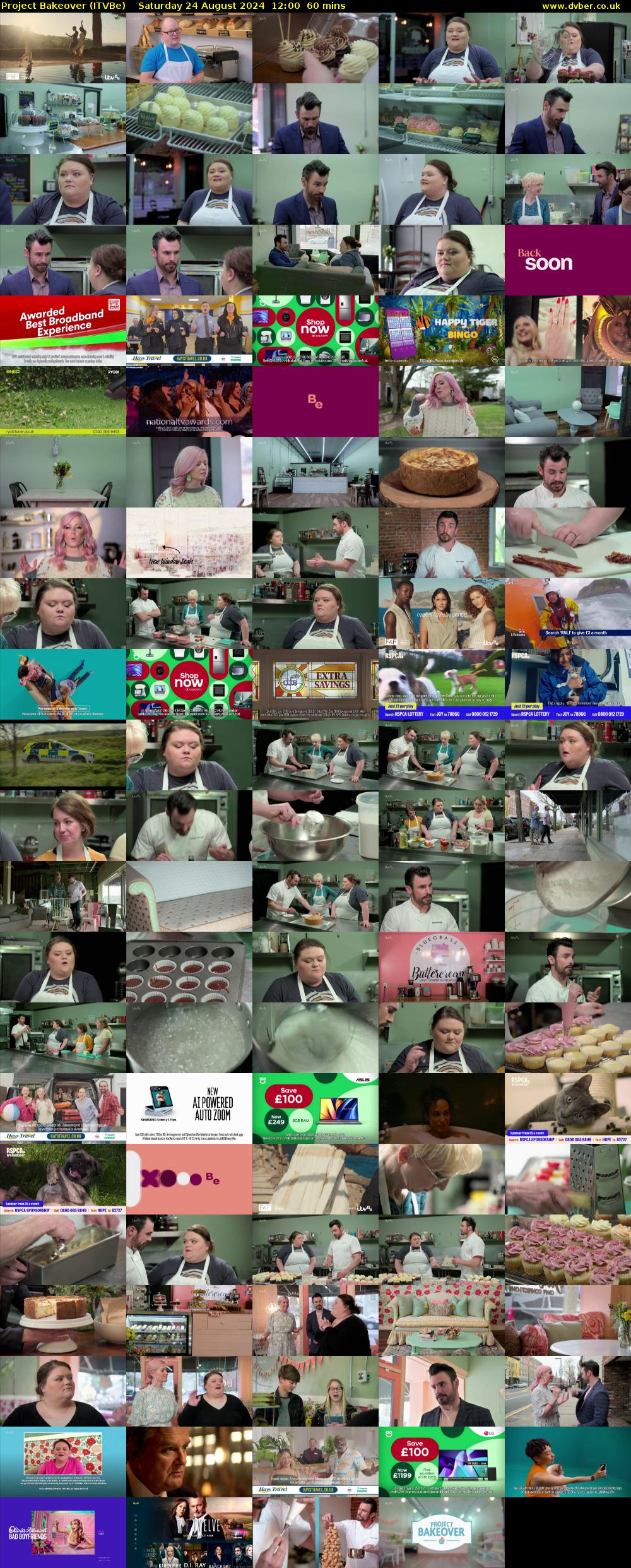 Project Bakeover (ITVBe) Saturday 24 August 2024 12:00 - 13:00