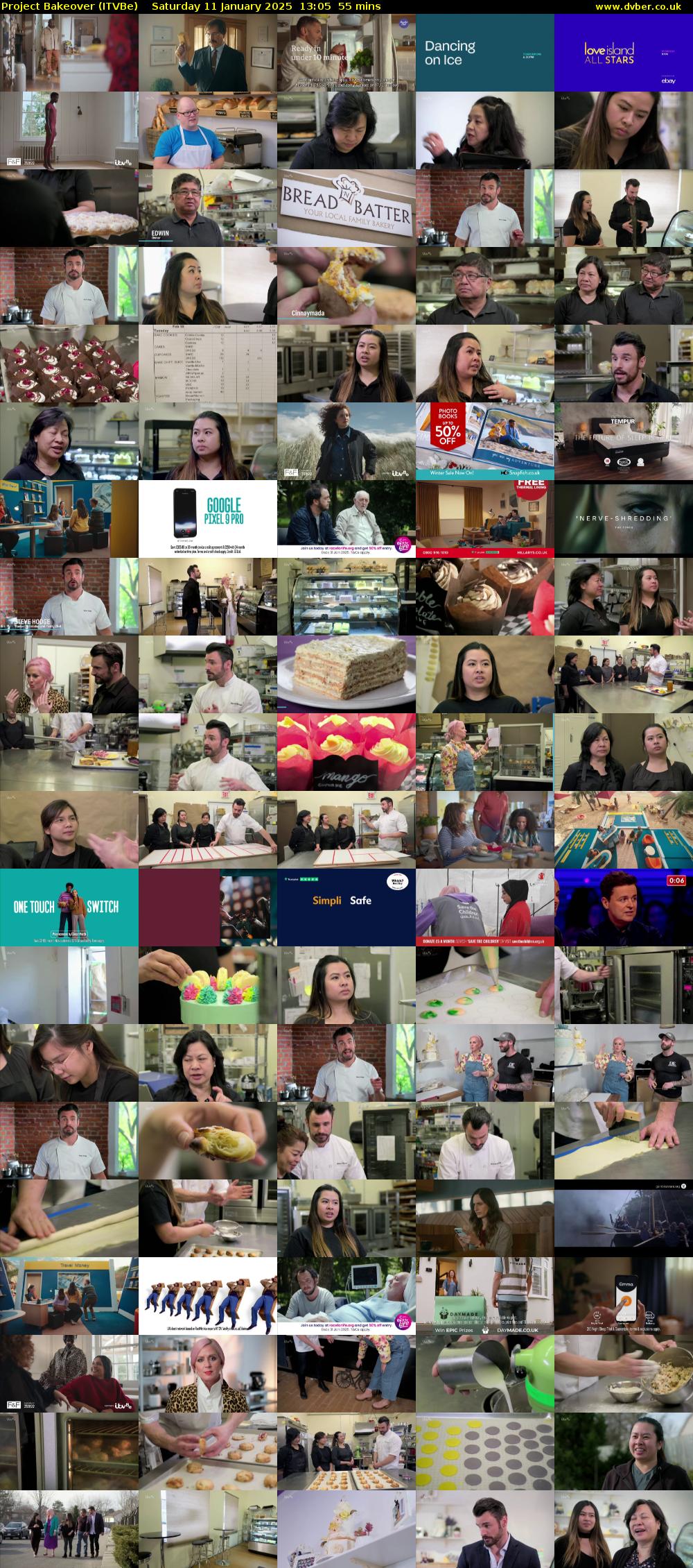 Project Bakeover (ITVBe) Saturday 11 January 2025 13:05 - 14:00
