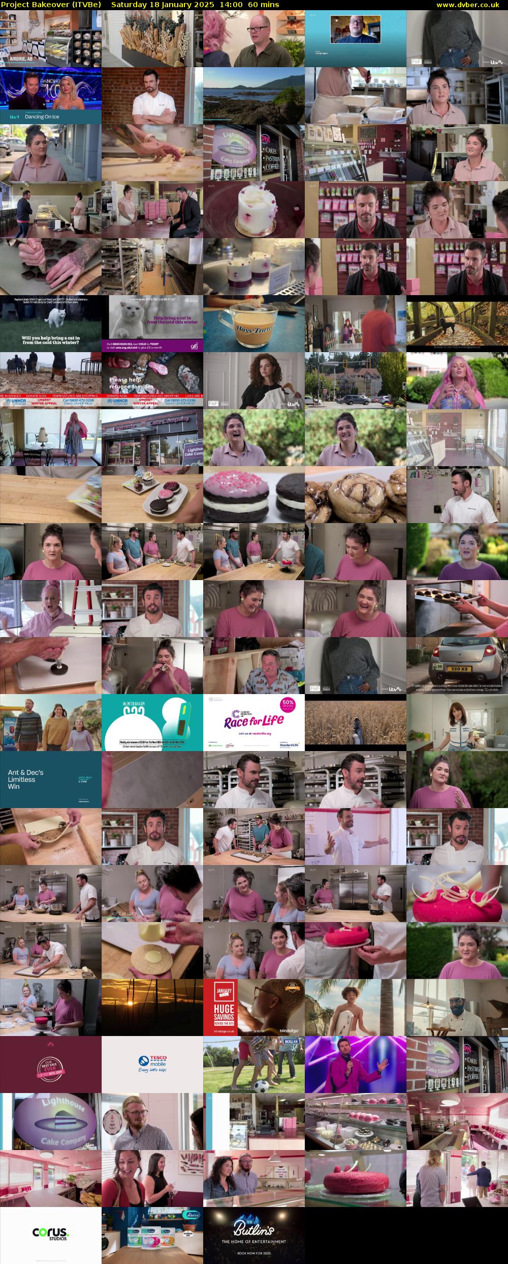 Project Bakeover (ITVBe) Saturday 18 January 2025 14:00 - 15:00