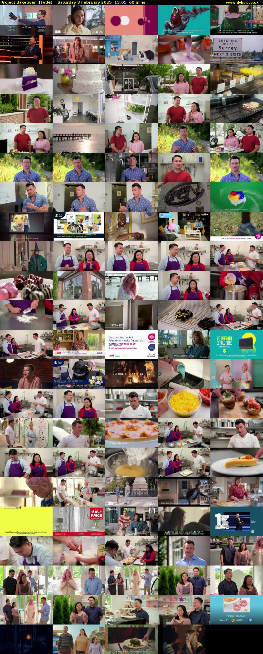 Project Bakeover (ITVBe) Saturday 8 February 2025 13:05 - 14:05