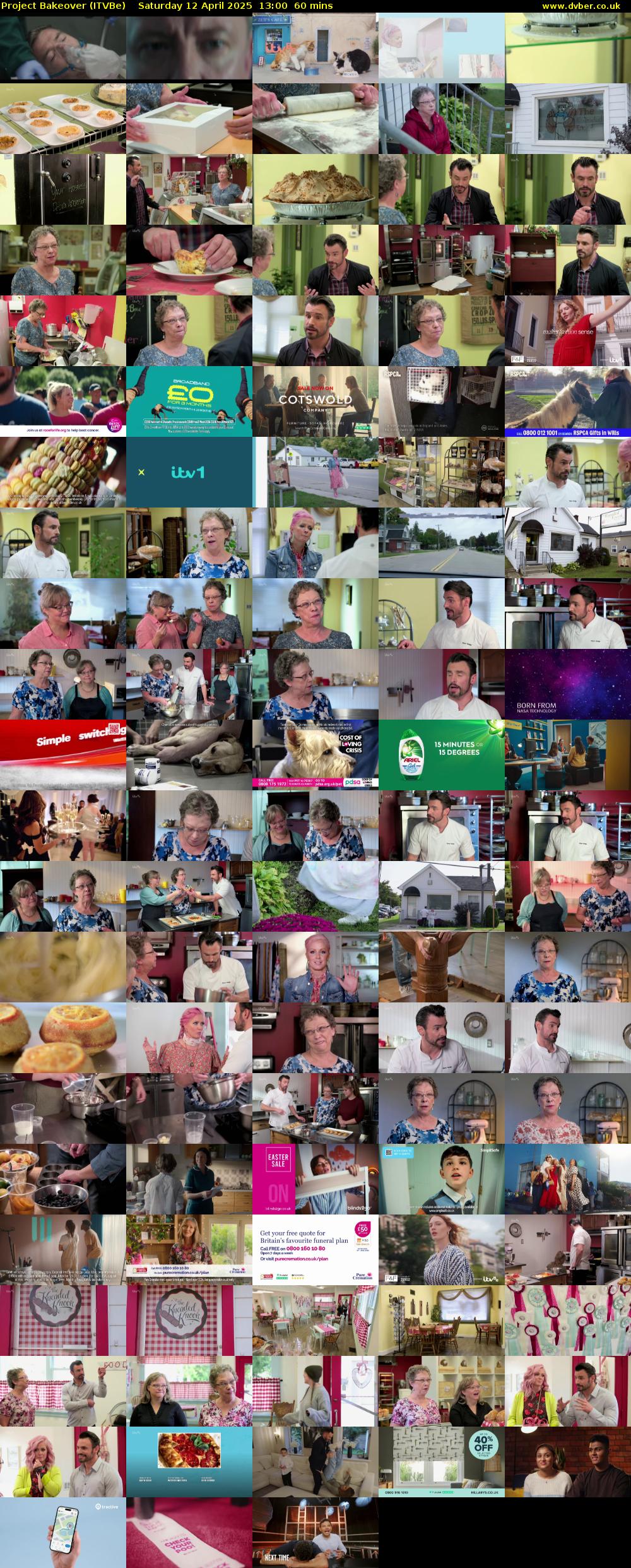 Project Bakeover (ITVBe) Saturday 12 April 2025 13:00 - 14:00