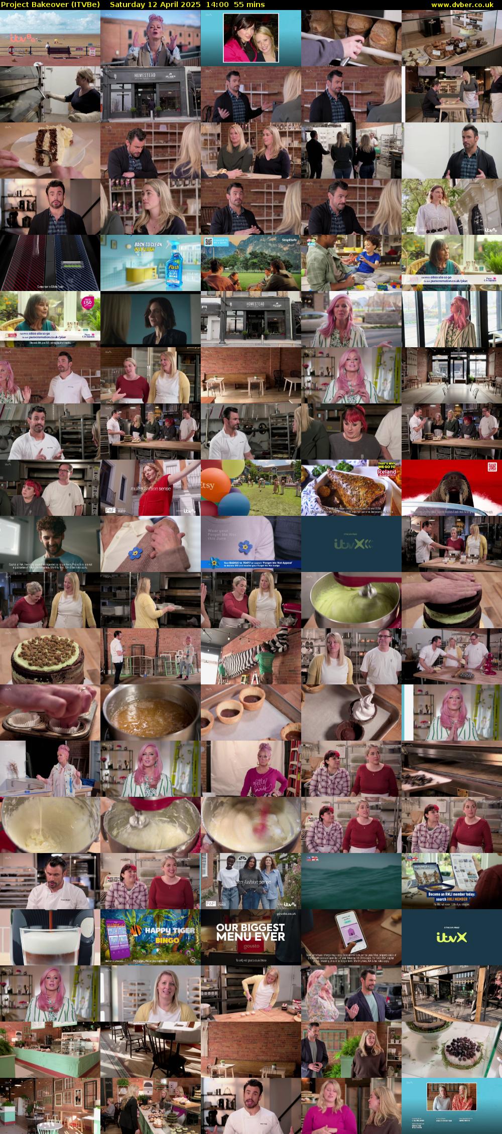 Project Bakeover (ITVBe) Saturday 12 April 2025 14:00 - 14:55