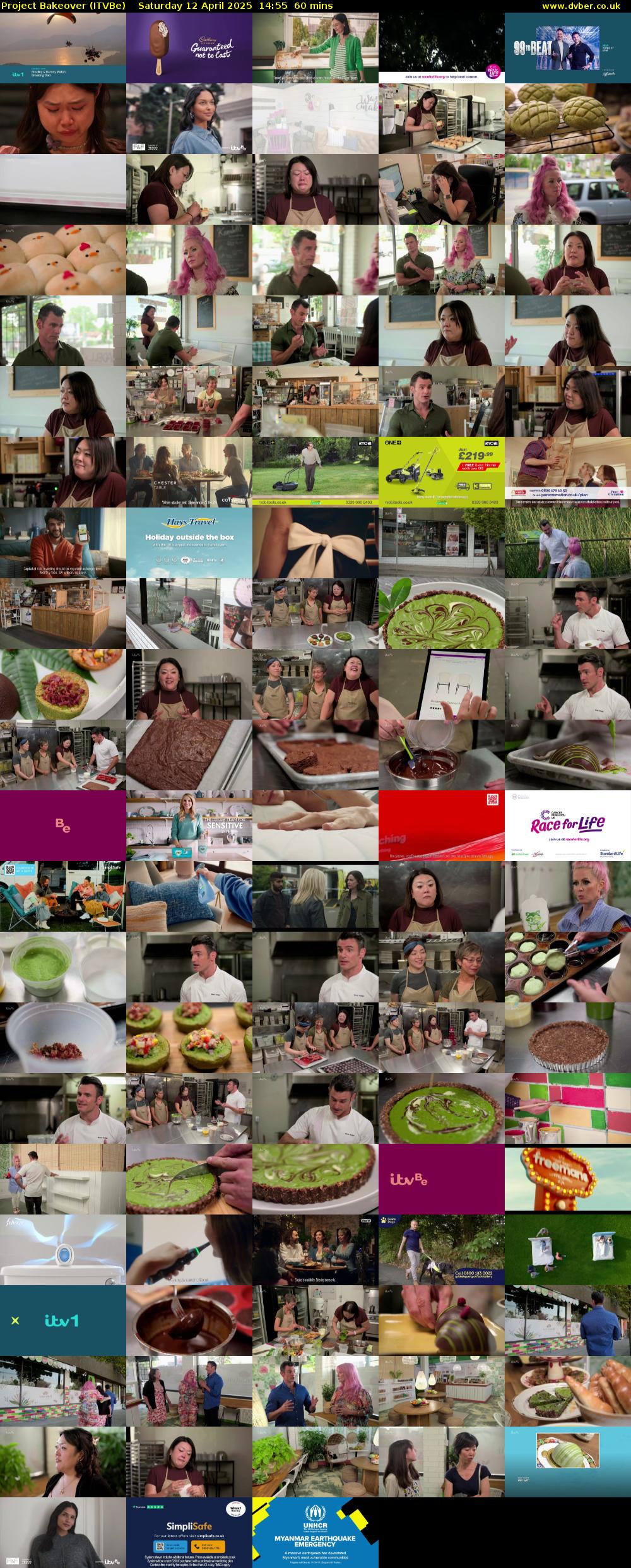 Project Bakeover (ITVBe) Saturday 12 April 2025 14:55 - 15:55