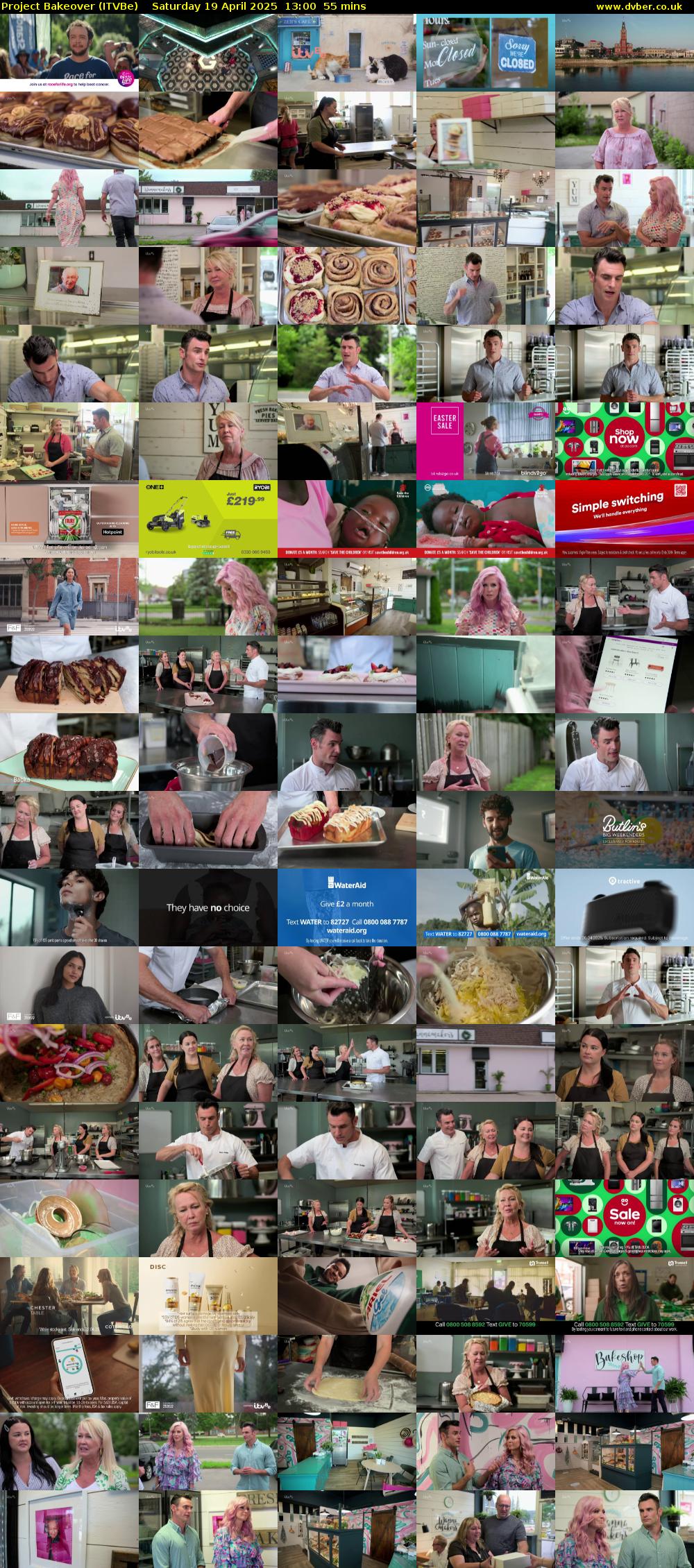 Project Bakeover (ITVBe) Saturday 19 April 2025 13:00 - 13:55