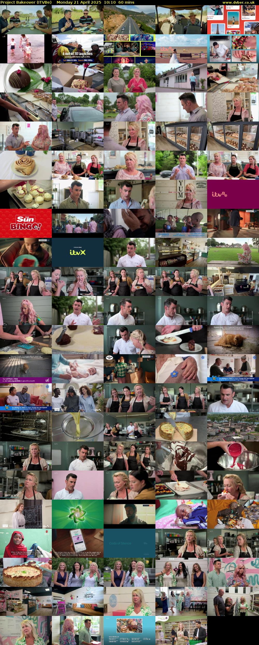 Project Bakeover (ITVBe) Monday 21 April 2025 10:10 - 11:10