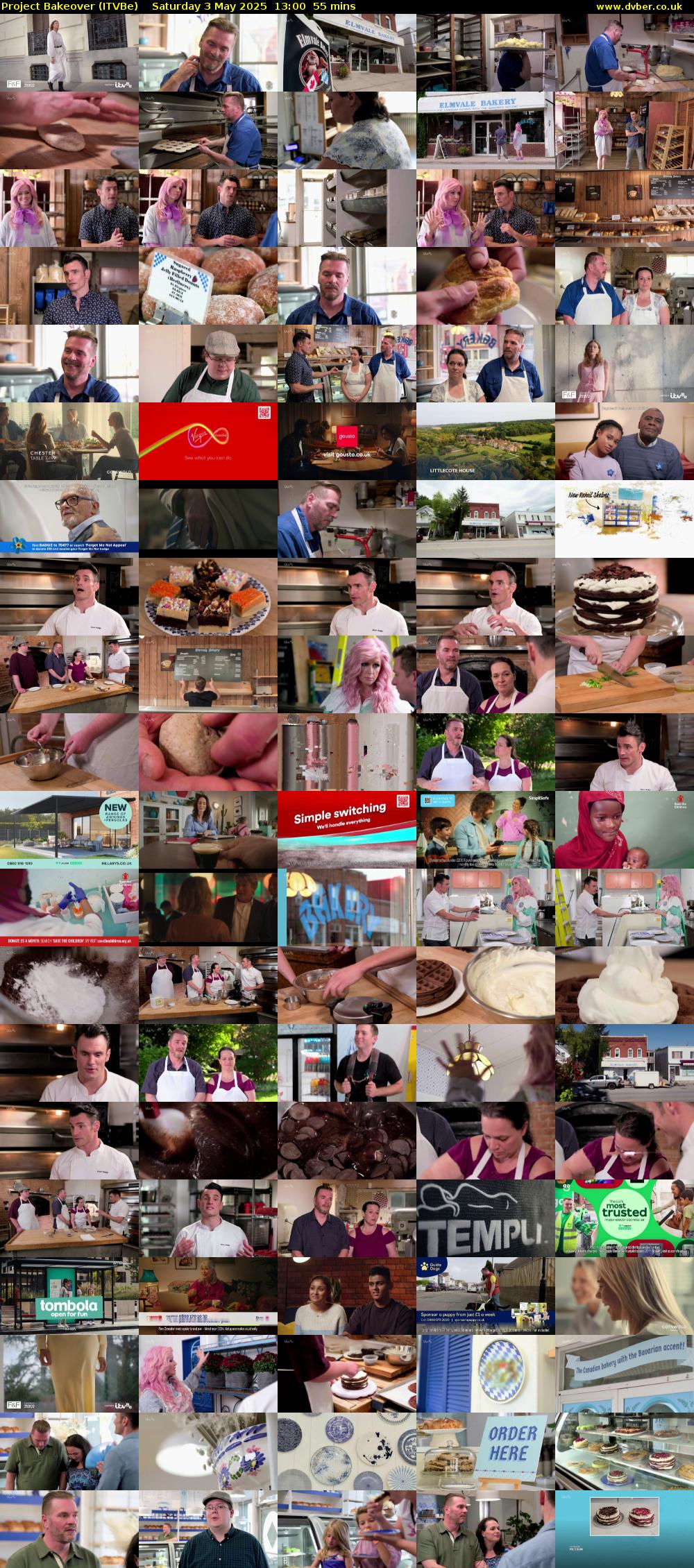 Project Bakeover (ITVBe) Saturday 3 May 2025 13:00 - 13:55