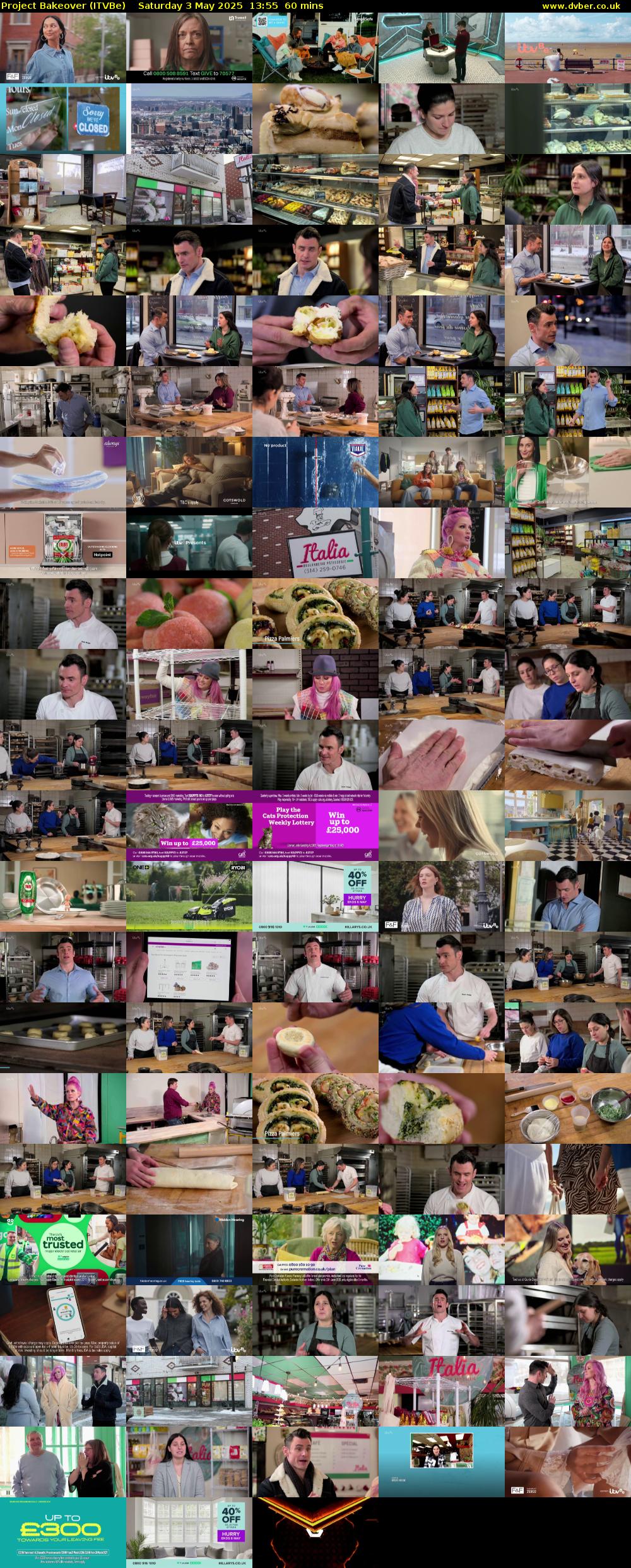 Project Bakeover (ITVBe) Saturday 3 May 2025 13:55 - 14:55