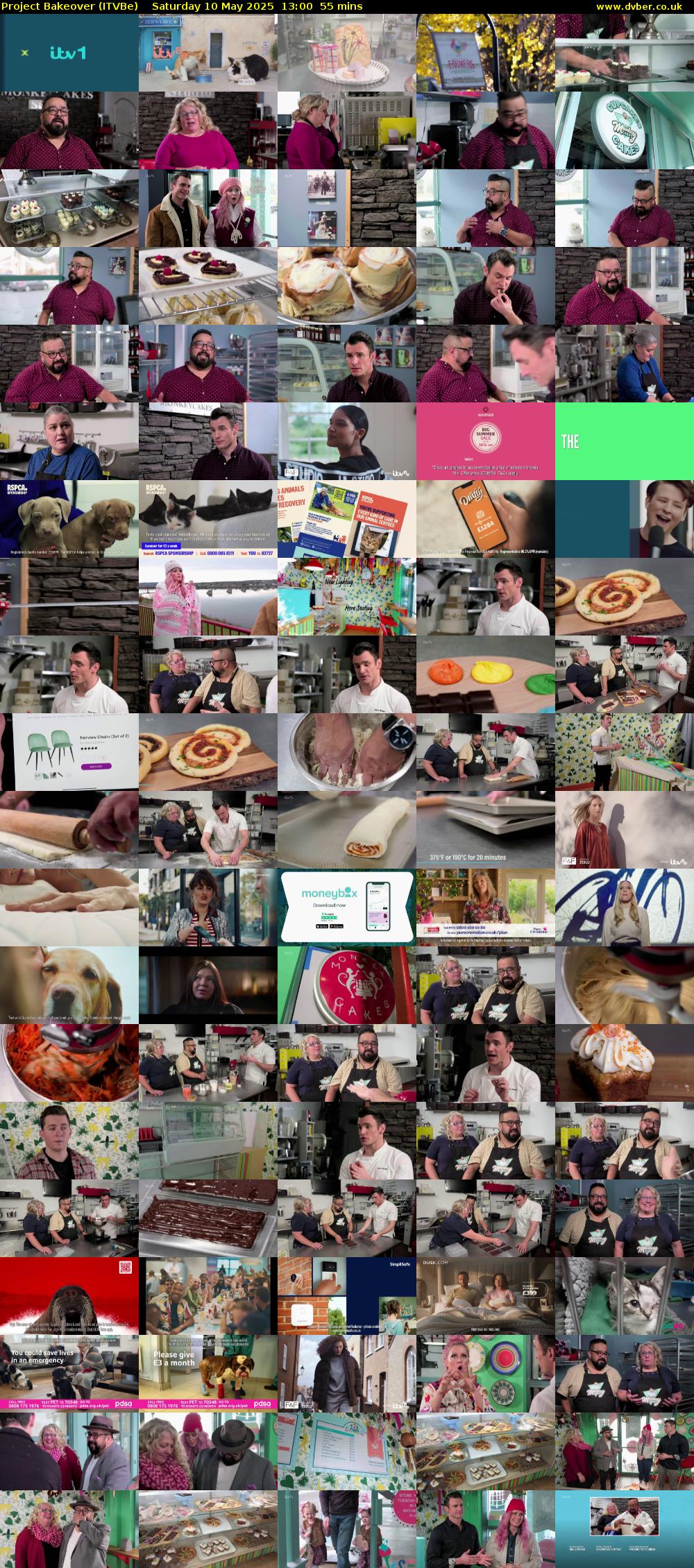 Project Bakeover (ITVBe) Saturday 10 May 2025 13:00 - 13:55