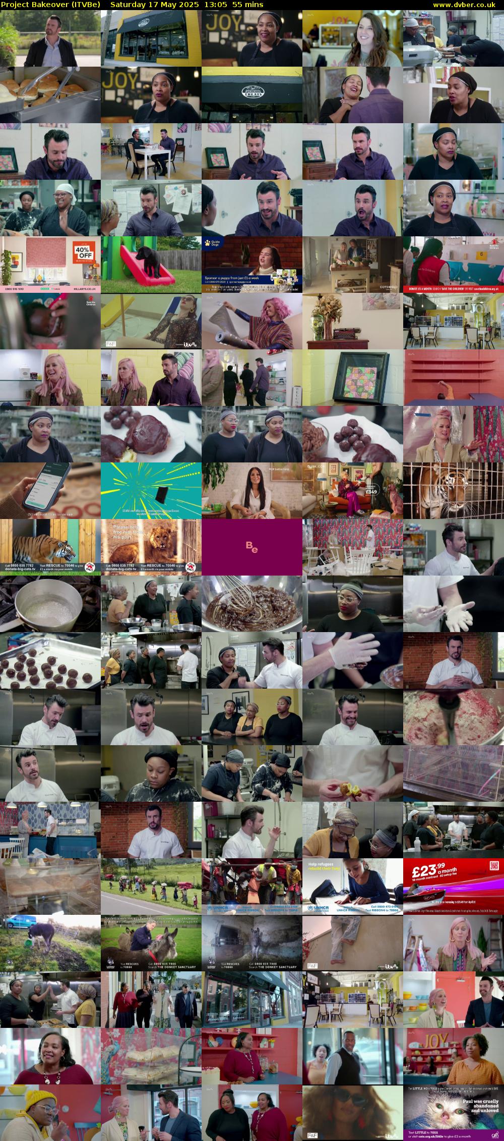 Project Bakeover (ITVBe) Saturday 17 May 2025 13:05 - 14:00