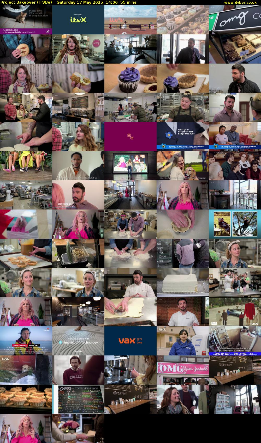 Project Bakeover (ITVBe) Saturday 17 May 2025 14:00 - 14:55