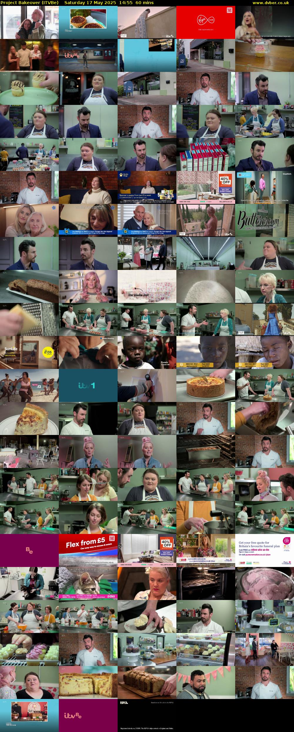 Project Bakeover (ITVBe) Saturday 17 May 2025 14:55 - 15:55