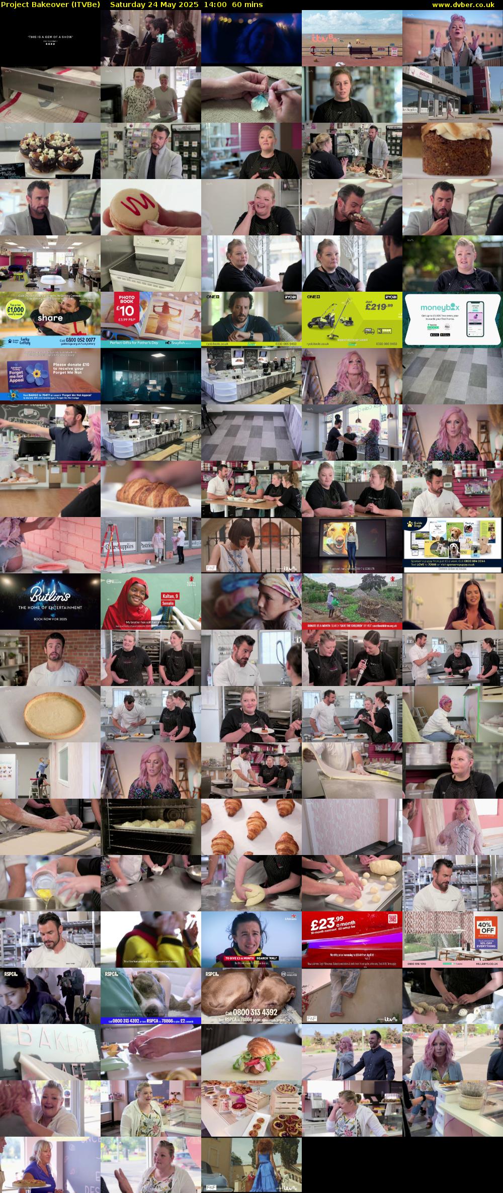 Project Bakeover (ITVBe) Saturday 24 May 2025 14:00 - 15:00
