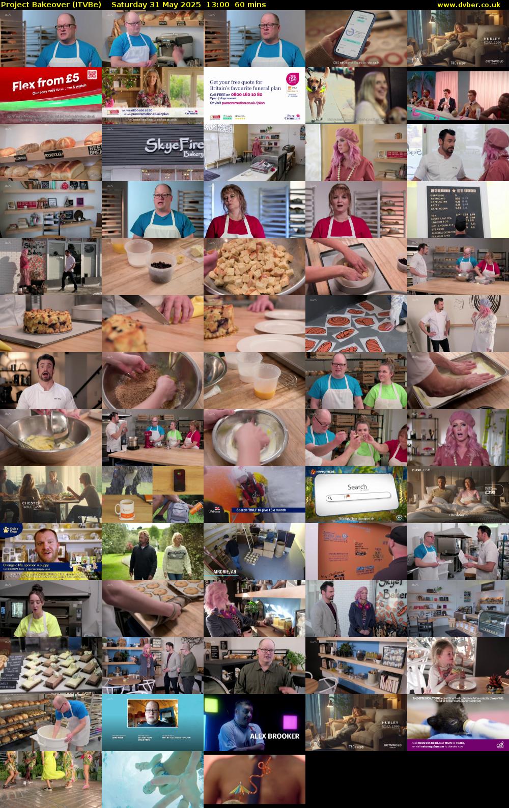 Project Bakeover (ITVBe) Saturday 31 May 2025 13:00 - 14:00