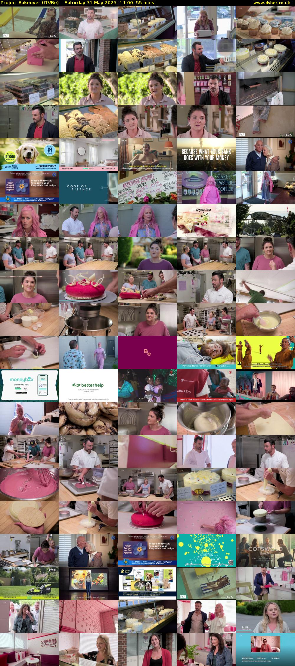 Project Bakeover (ITVBe) Saturday 31 May 2025 14:00 - 14:55