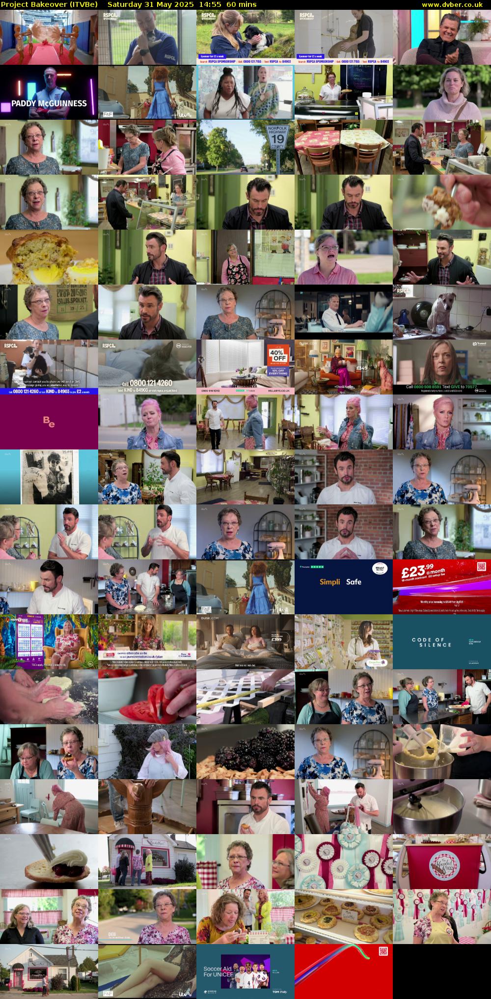 Project Bakeover (ITVBe) Saturday 31 May 2025 14:55 - 15:55