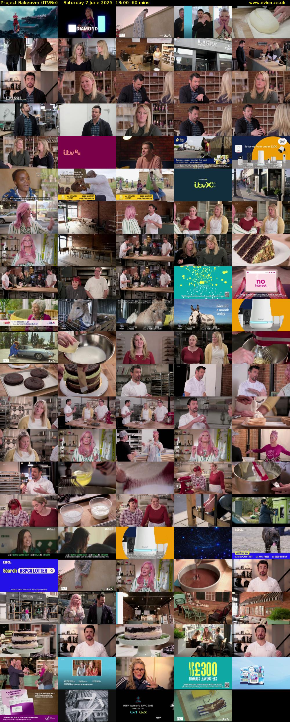 Project Bakeover (ITVBe) Saturday 7 June 2025 13:00 - 14:00