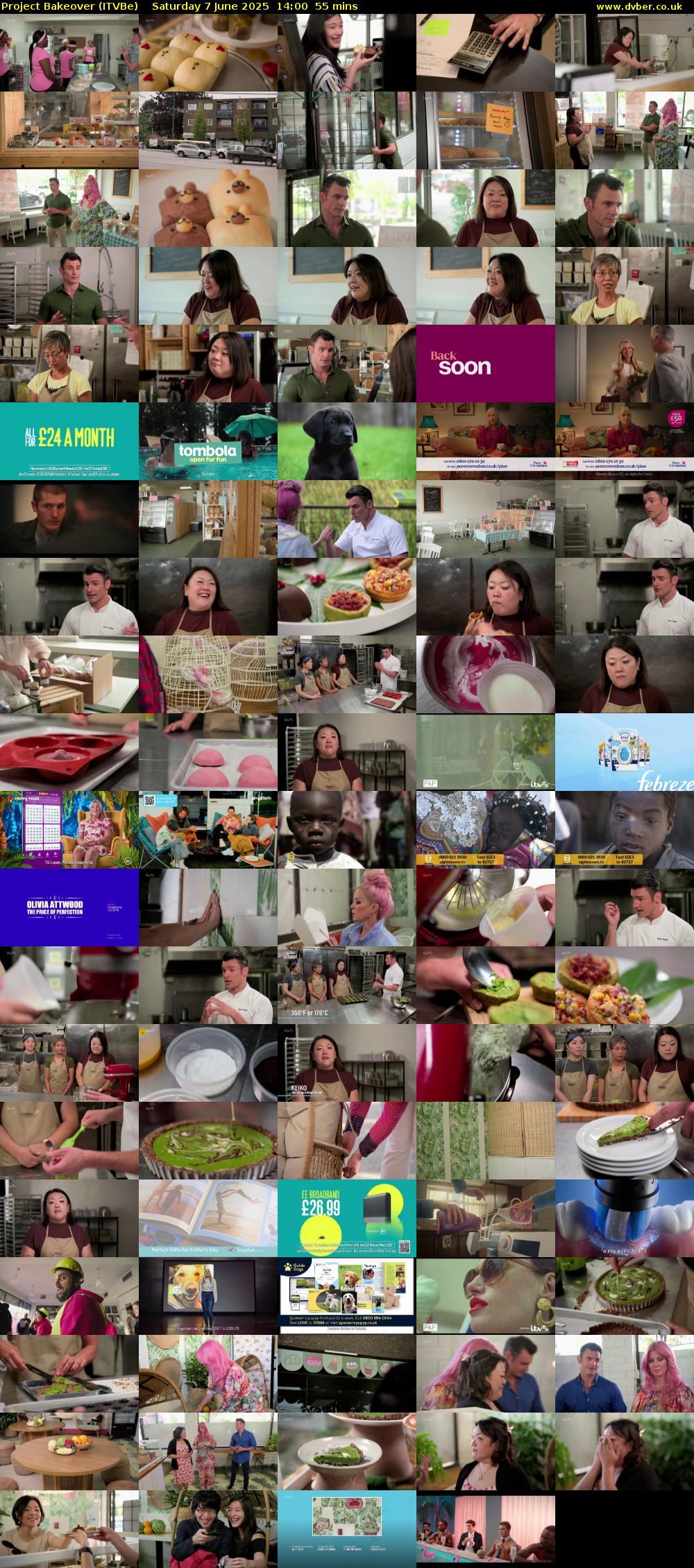 Project Bakeover (ITVBe) Saturday 7 June 2025 14:00 - 14:55