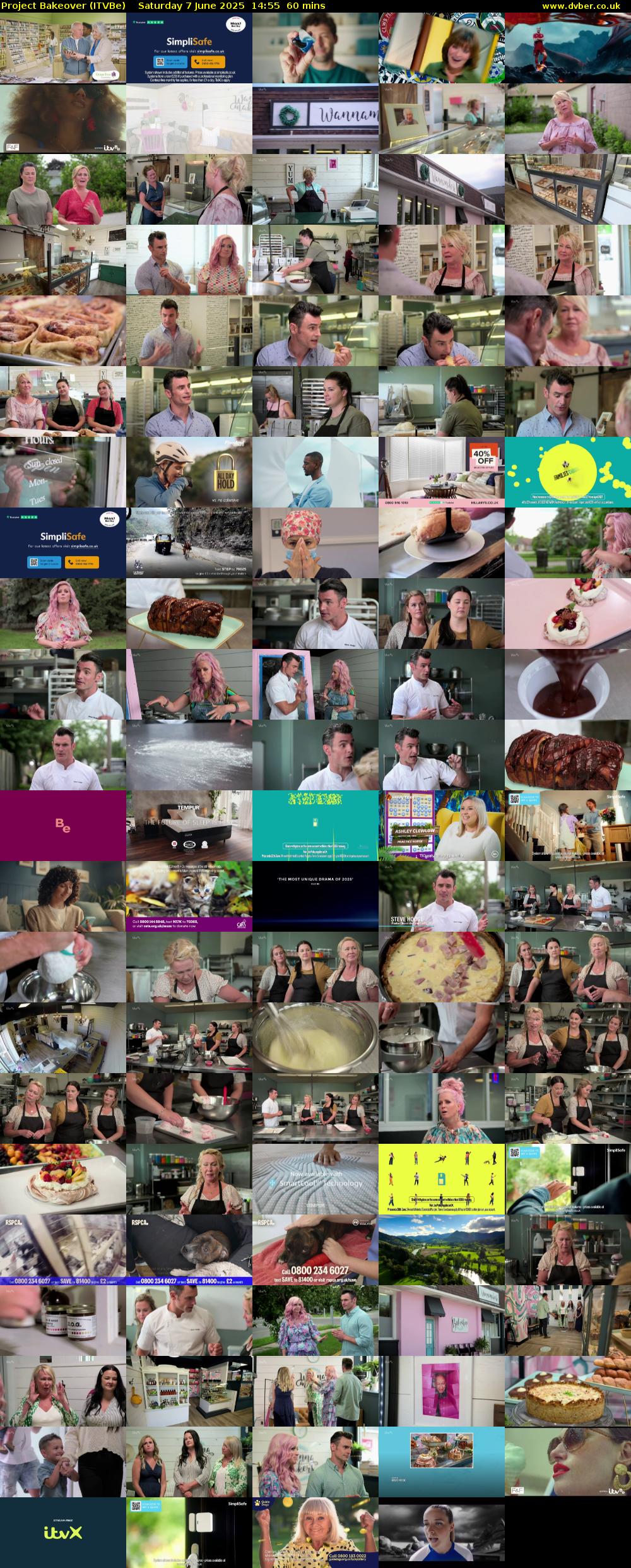 Project Bakeover (ITVBe) Saturday 7 June 2025 14:55 - 15:55