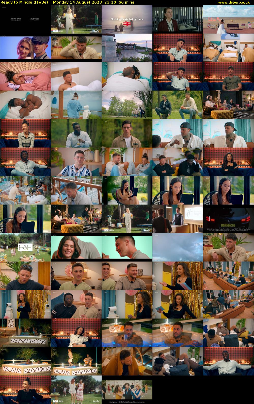 Ready to Mingle (ITVBe) Monday 14 August 2023 23:10 - 00:10