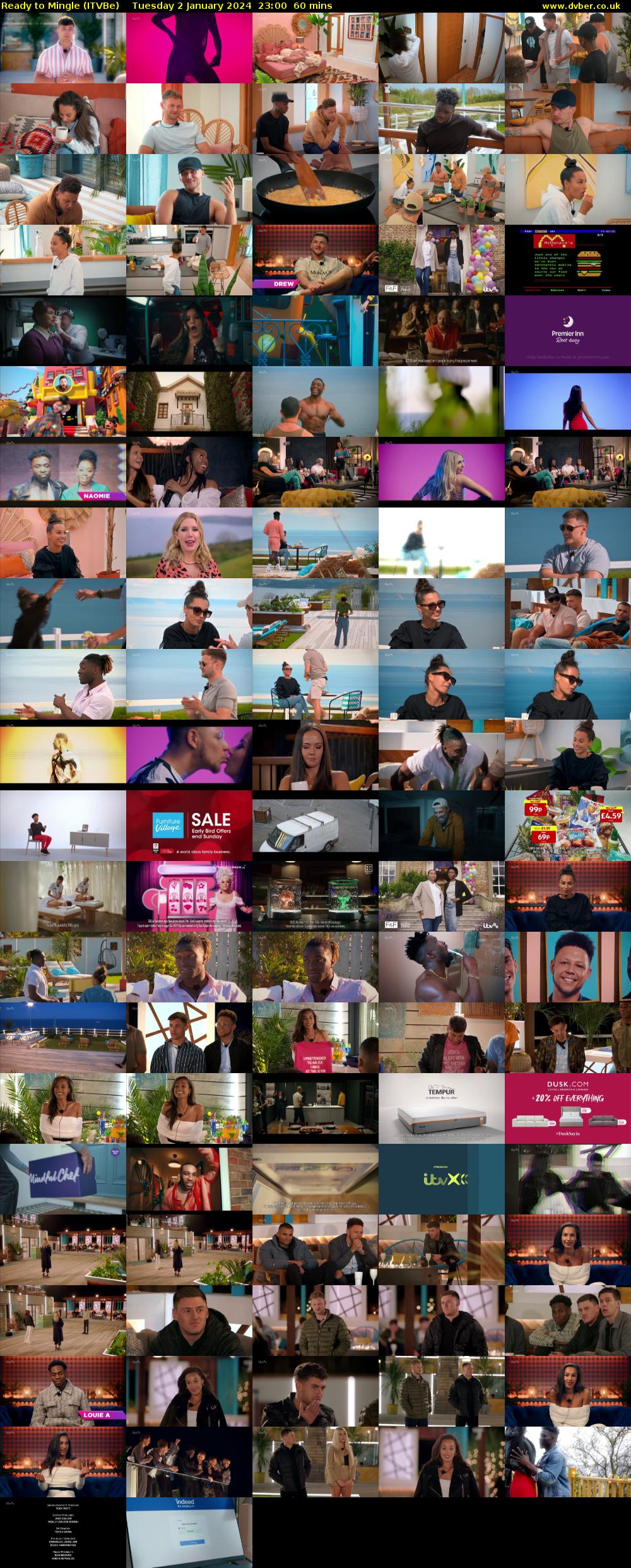 Ready to Mingle (ITVBe) Tuesday 2 January 2024 23:00 - 00:00