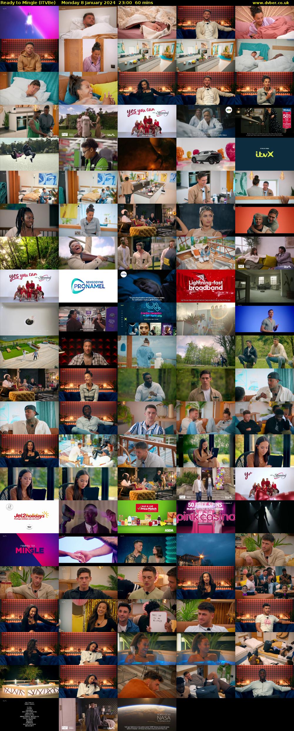 Ready to Mingle (ITVBe) Monday 8 January 2024 23:00 - 00:00
