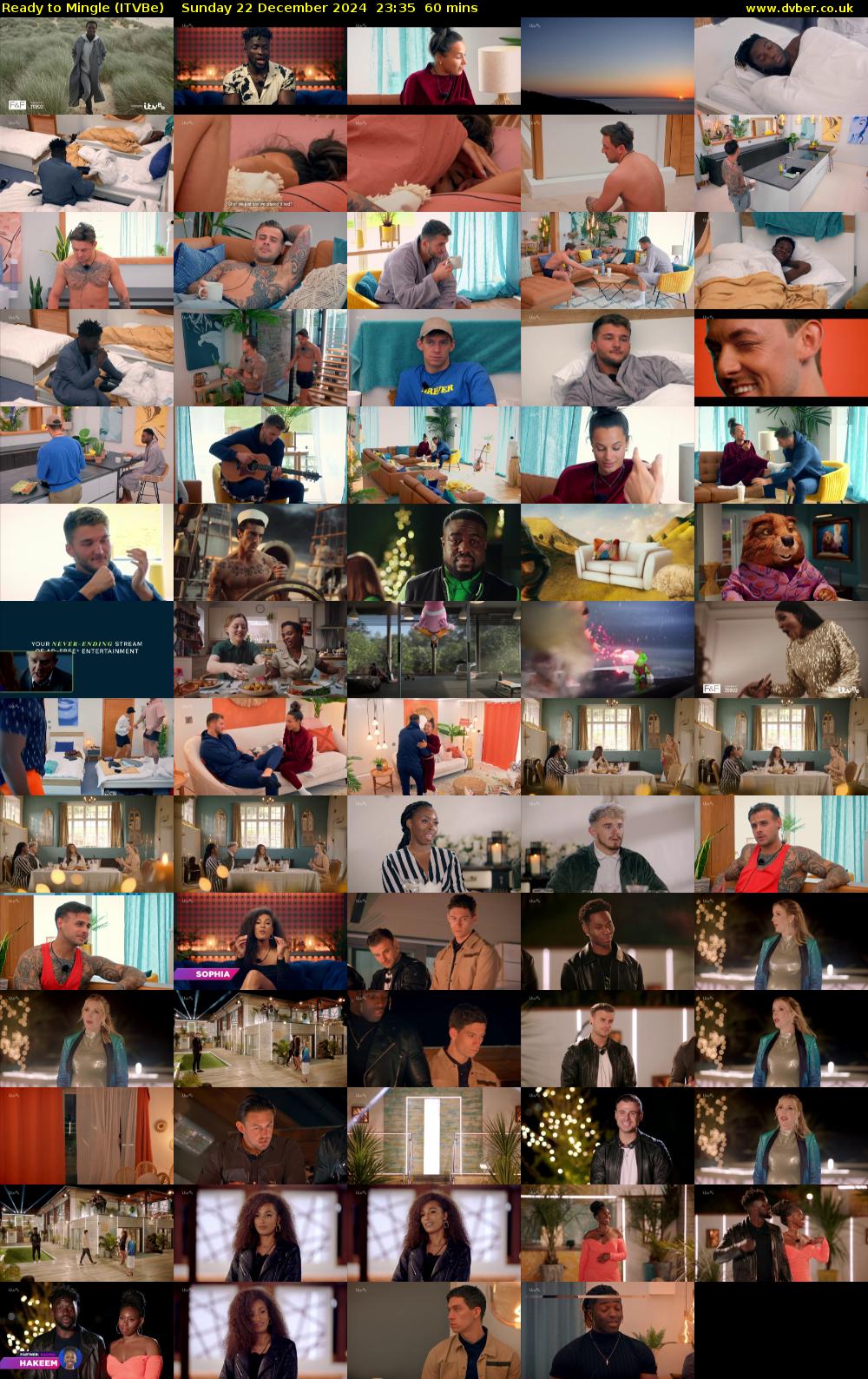 Ready to Mingle (ITVBe) Sunday 22 December 2024 23:35 - 00:35