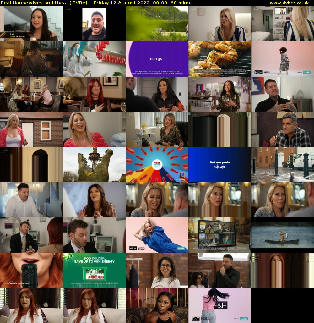 Real Housewives and the... (ITVBe) Friday 12 August 2022 00:00 - 01:00