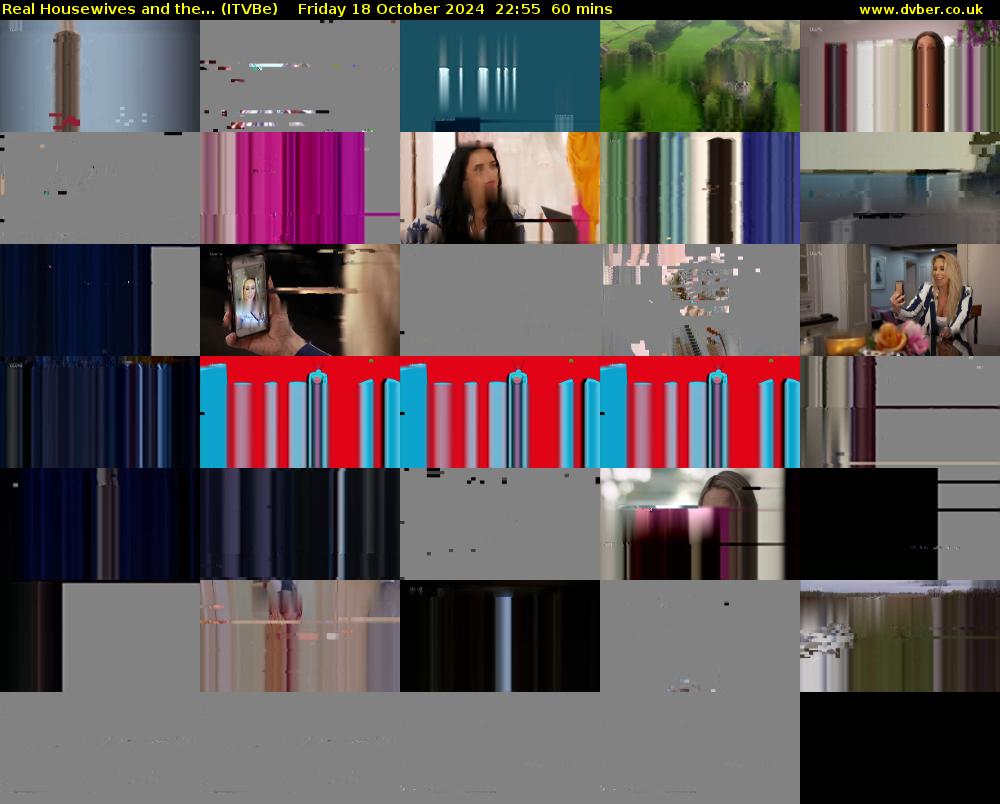 Real Housewives and the... (ITVBe) Friday 18 October 2024 22:55 - 23:55