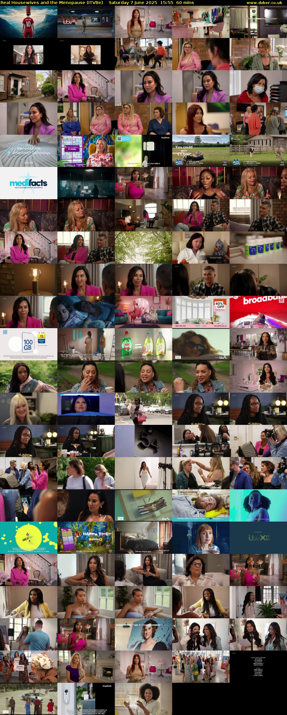 Real Housewives and the Menopause (ITVBe) Saturday 7 June 2025 15:55 - 16:55